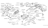 Diagram for 1979 Nissan 280ZX Instrument Cluster - 24850-P8201