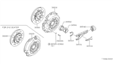 Diagram for 1985 Nissan 300ZX Pressure Plate - 30210-P9500