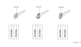 Diagram for 1979 Nissan 280ZX Car Key - KEY00-00055