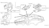 Diagram for Nissan 280ZX Interior Light Bulb - 26590-W6100