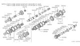 Diagram for Nissan 200SX Mainshaft Washer - 32352-E9801