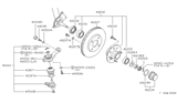 Diagram for Nissan 280ZX Brake Disc - 40206-P7200