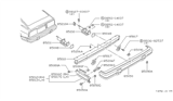 Diagram for Nissan 280ZX Bumper - 85072-P9120