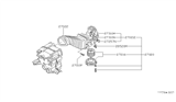 Diagram for 1980 Nissan 280ZX Air Duct - 27173-P7100