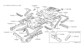 Diagram for 1980 Nissan 280ZX Floor Pan - 74312-P7100