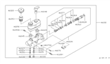 Diagram for 1981 Nissan 280ZX Master Cylinder Repair Kit - 46073-P9400