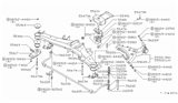 Diagram for 1981 Nissan 280ZX Sway Bar Bushing - 54613-66000