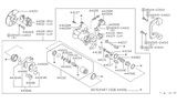 Diagram for 1983 Nissan 280ZX Brake Caliper - 44000-P9102