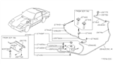 Diagram for 1985 Nissan 300ZX Windshield Washer Nozzle - 28930-01P01