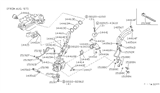 Diagram for 1989 Nissan 300ZX Cooling Hose - 14056-21P12