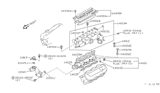 Diagram for Nissan 300ZX Intake Manifold Gasket - 14009-V5201