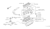 Diagram for 1984 Nissan 300ZX Intake Manifold Gasket - 14009-V5201