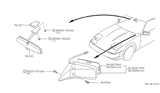 Diagram for 1987 Nissan 300ZX Car Mirror - 96321-01P11