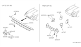 Diagram for 1988 Nissan 300ZX Grille - 62256-21P00