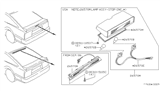 Diagram for 1986 Nissan 300ZX Light Socket - 26597-19P00