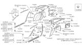 Diagram for Nissan Stanza Body Mount Hole Plug - 06212-3000P