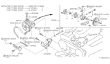 Diagram for 1985 Nissan 300ZX Power Steering Pump - 49110-01P00