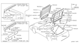 Diagram for 1988 Nissan 300ZX Liftgate Hinge - 90400-01P00