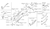 Diagram for Nissan 300ZX Exhaust Manifold Gasket - 20711-01P00