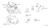 Diagram for 1989 Nissan 300ZX Antenna Cable - 27362-P7100