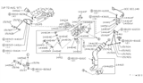 Diagram for 1989 Nissan 300ZX Turbocharger - 14411-21P22
