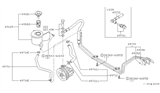 Diagram for 1985 Nissan 300ZX Power Steering Reservoir - 49115-01P00