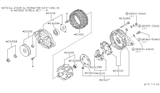 Diagram for 1984 Nissan 300ZX Alternator Brush - 23133-04P01