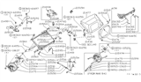 Diagram for 1987 Nissan 300ZX Radiator - 21450-22P00