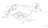 Diagram for 1984 Nissan 300ZX Engine Control Module - 23710-01P00