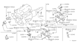 Diagram for 1989 Nissan 300ZX Engine Mount - 11320-01P00