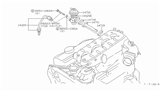 Diagram for 1984 Nissan 300ZX EGR Tube - 14120-V5201