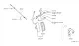 Diagram for 1988 Nissan 300ZX Throttle Cable - 18200-01P01