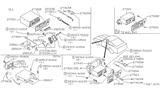 Diagram for 1984 Nissan 300ZX Antenna Switch - 28221-01P01