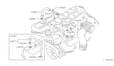 Diagram for Nissan Maxima PCV Hose - 11828-V5200