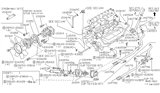 Diagram for 1988 Nissan 200SX Cooling Hose - 14055-01P00