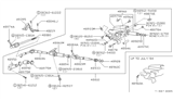 Diagram for 1986 Nissan 200SX Steering Column Cover - 48868-02F01