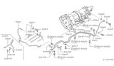 Diagram for Nissan 300ZX Oil Cooler Hose - 21621-14P00