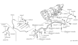 Diagram for 1985 Nissan 300ZX Oil Cooler Hose - 21621-14P00