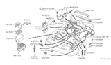 Diagram for 1985 Nissan 300ZX Battery Cable - 24110-01P00