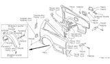 Diagram for Nissan 300ZX Fuel Filler Housing - 78140-04P00