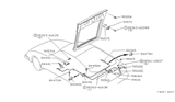 Diagram for 1984 Nissan 300ZX Door Lock Actuator - 90502-01P00