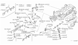 Diagram for Nissan Stanza Fuel Injector - 16603-01P00