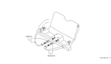 Diagram for 1984 Nissan 300ZX Seat Belt - 88820-04P01