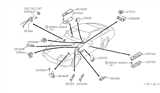 Diagram for Nissan Brake Light Switch - 25320-21P00