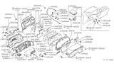 Diagram for Nissan 300ZX Speedometer Cable - 25050-01P03