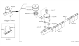 Diagram for 1987 Nissan 300ZX Brake Master Cylinder - 46010-04P00