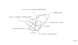 Diagram for 1987 Nissan 300ZX Drive Belt - 02117-04023