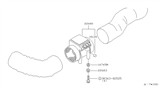 Diagram for 1984 Nissan 300ZX Mass Air Flow Sensor - 22680-09P00