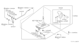 Diagram for 1984 Nissan 300ZX Automatic Transmission Shifter - 34902-16P60