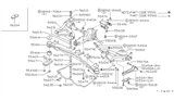 Diagram for 1988 Nissan 200SX Sway Bar Bracket - 56233-01P10